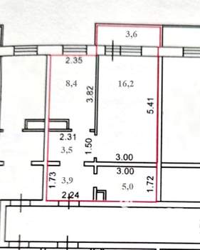 1-к квартира, вторичка, 37м2, 9/18 этаж