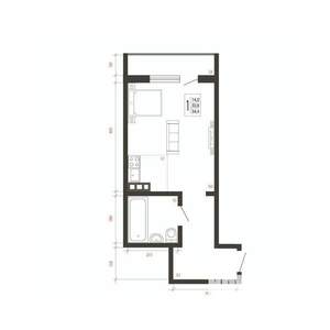 1-к квартира, вторичка, 34м2, 10/10 этаж