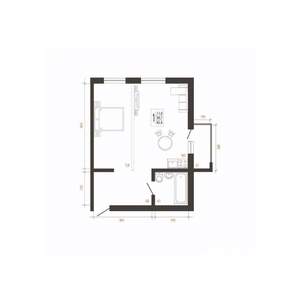 1-к квартира, вторичка, 42м2, 2/10 этаж