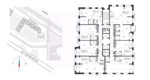 2-к квартира, вторичка, 73м2, 9/19 этаж