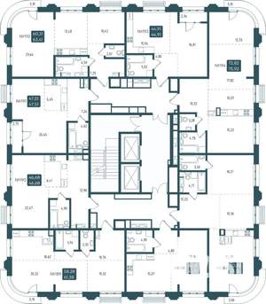 3-к квартира, вторичка, 76м2, 8/20 этаж