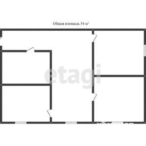3-к квартира, вторичка, 57м2, 1/4 этаж