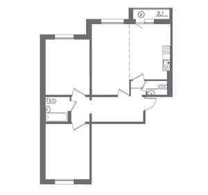 3-к квартира, вторичка, 73м2, 9/9 этаж