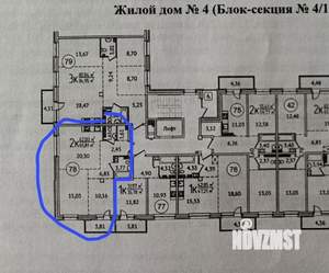 2-к квартира, вторичка, 65м2, 3/9 этаж