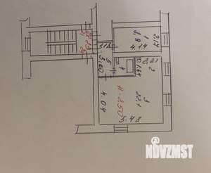 2-к квартира, вторичка, 41м2, 2/4 этаж