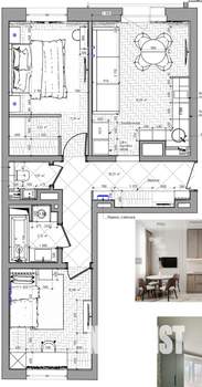 3-к квартира, вторичка, 64м2, 5/16 этаж
