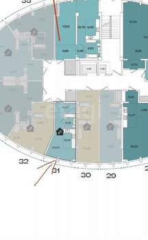 Студия квартира, вторичка, 27м2, 4/8 этаж