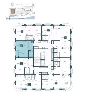 1-к квартира, вторичка, 48м2, 9/20 этаж