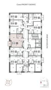 1-к квартира, строящийся дом, 39м2, 12/19 этаж