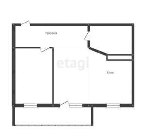 1-к квартира, вторичка, 45м2, 7/14 этаж