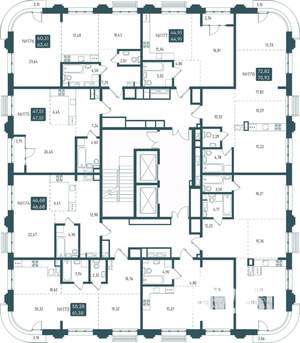 2-к квартира, вторичка, 63м2, 6/20 этаж