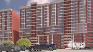 2-к квартира, строящийся дом, 52м2, 9/16 этаж