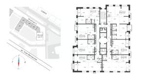 2-к квартира, вторичка, 54м2, 9/19 этаж