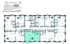 2-к квартира, вторичка, 69м2, 9/20 этаж
