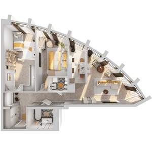 3-к квартира, вторичка, 91м2, 6/8 этаж