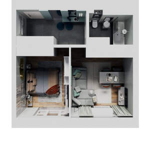 2-к квартира, вторичка, 44м2, 15/19 этаж