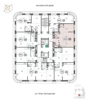 2-к квартира, строящийся дом, 59м2, 4/20 этаж