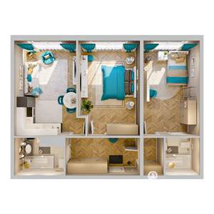 3-к квартира, вторичка, 63м2, 7/8 этаж