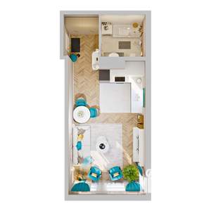 1-к квартира, вторичка, 37м2, 5/8 этаж