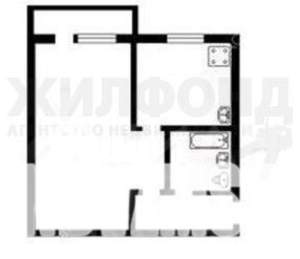 1-к квартира, вторичка, 19м2, 5/5 этаж
