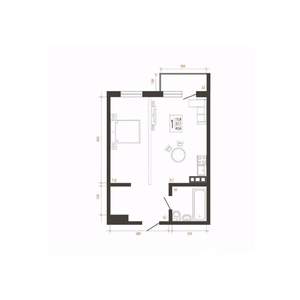 1-к квартира, вторичка, 41м2, 4/10 этаж