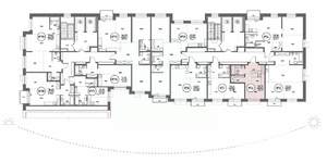 1-к квартира, строящийся дом, 29м2, 11/19 этаж