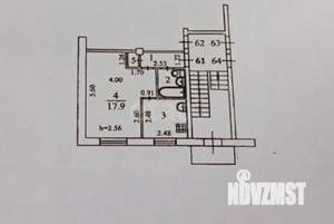 1-к квартира, вторичка, 32м2, 1/5 этаж