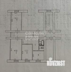 3-к квартира, вторичка, 78м2, 4/5 этаж