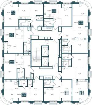 1-к квартира, вторичка, 48м2, 8/20 этаж