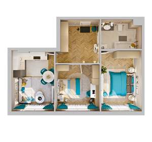 3-к квартира, вторичка, 58м2, 4/8 этаж