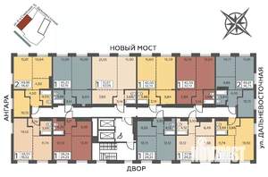 1-к квартира, вторичка, 38м2, 12/18 этаж
