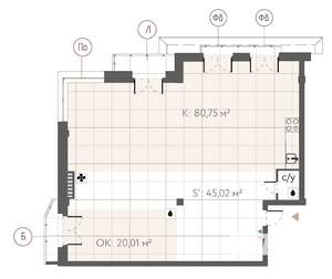 Студия квартира, вторичка, 151м2, 5/8 этаж