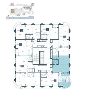 2-к квартира, вторичка, 72м2, 11/20 этаж