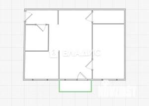 2-к квартира, вторичка, 44м2, 2/4 этаж