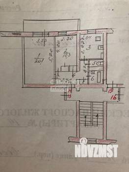 2-к квартира, вторичка, 56м2, 4/5 этаж