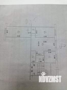 3-к квартира, вторичка, 58м2, 1/4 этаж
