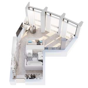 1-к квартира, вторичка, 27м2, 7/8 этаж