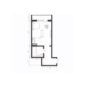 1-к квартира, вторичка, 34м2, 10/10 этаж