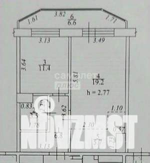 2-к квартира, вторичка, 53м2, 16/17 этаж