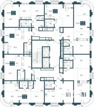1-к квартира, вторичка, 46м2, 5/20 этаж