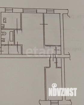 3-к квартира, вторичка, 53м2, 2/4 этаж