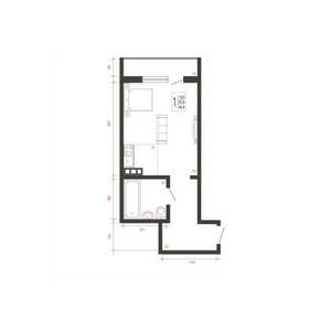 1-к квартира, вторичка, 34м2, 7/10 этаж