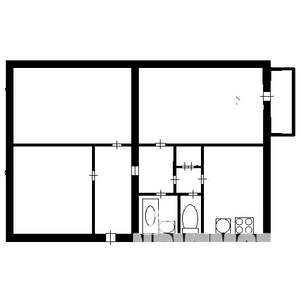 3-к квартира, вторичка, 76м2, 1/2 этаж