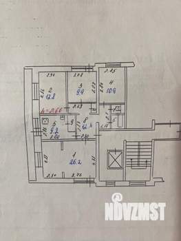 4-к квартира, вторичка, 87м2, 7/9 этаж