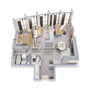 2-к квартира, вторичка, 81м2, 7/8 этаж