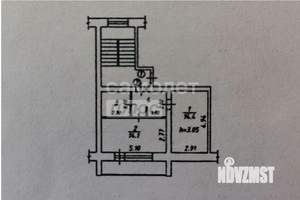 2-к квартира, вторичка, 38м2, 2/5 этаж