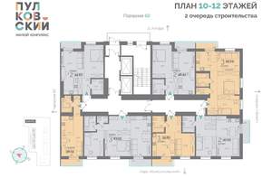 2-к квартира, вторичка, 63м2, 10/9 этаж