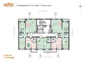 3-к квартира, вторичка, 78м2, 13/18 этаж