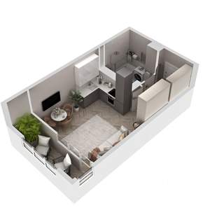 1-к квартира, вторичка, 31м2, 19/19 этаж