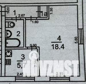 1-к квартира, вторичка, 31м2, 2/4 этаж